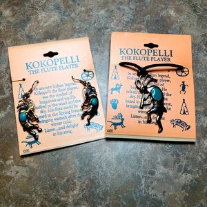 Kokopelli earrings and necklace set